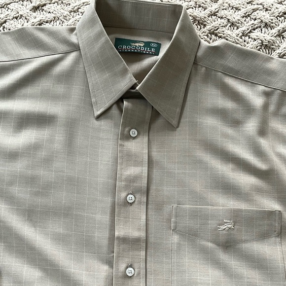 Crocodile International Men’s Oxford Button down size 42 size XL - Picture 6 of 14